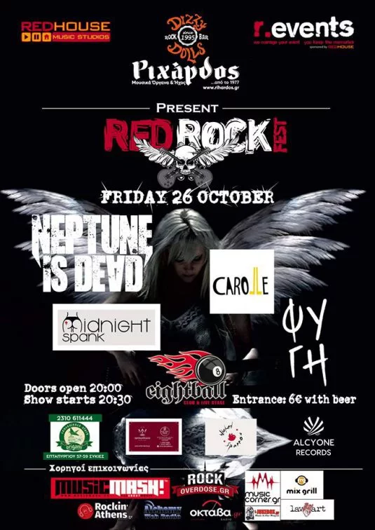 NEPTUNE IS DEAD LIVE AT RED ROCK FEST BY REDHOUSE STUDIOS 26/10/18
